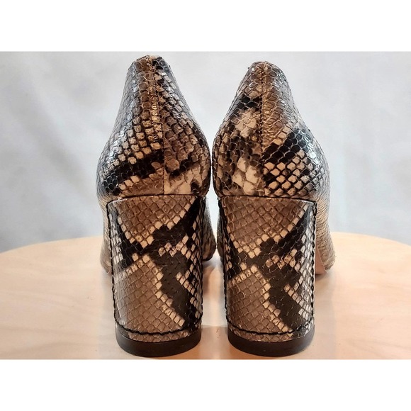 AD & Daughters Snake Print Heel Pump Womens Size 7.5 - Picture 6 of 8